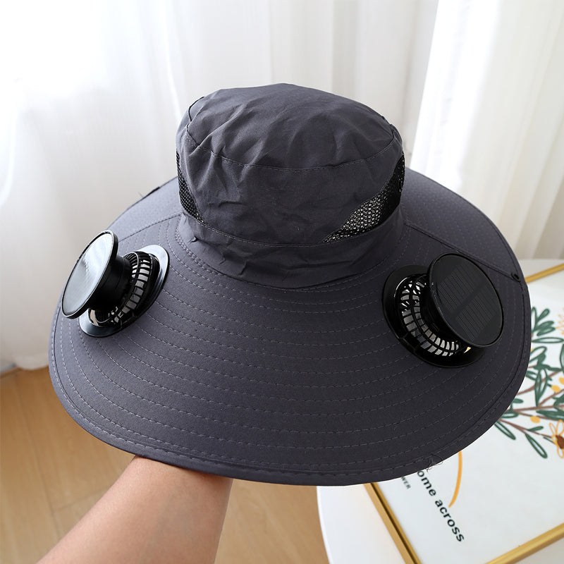 🧢☀️ 2026 NEUHEIT – 50% RABATT! Ultraleichter Solar-Ventilator-Sonnenhut (nur 300 g) – Leichterer als ein Baseball! UPF50+, 360° drehbar & USB-ladbar ✨