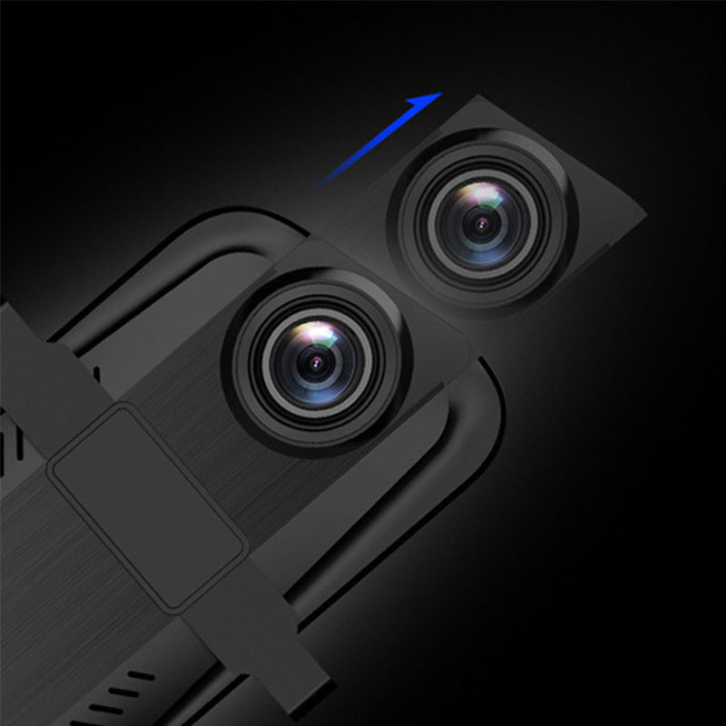 ✨📹Rückspiegel-Dashcam 10 Zoll 1080P - Duale Kameras, Nachtsicht & 24/7-Parkmöberwachung | Loop-Aufnahme, G-Sensor, Inkl. 64GB