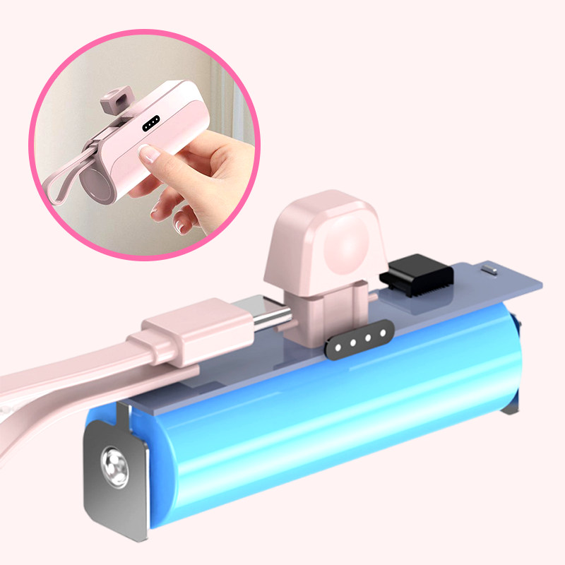 🔋 Tragbare Powerbank mit hoher Kapazität & integrierten Kabeln – All-in-One-Ladezentrale für unterwegs