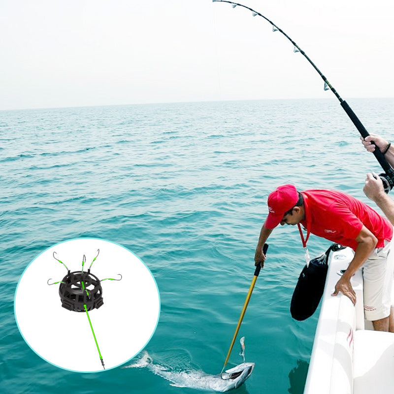 🔥 50 % RABATT! 🎣✨ 360° Schwimmender Köderkäfig-Angelhaken – Effektiv & langlebig 🐟💥