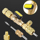 🔥 50% RABATT JETZT! AC-Ventileinsatz-Ausbauwerkzeug – SAE 1/4" & 5/16", 10 Ersatzeinsätze, Aus Massivem Messing ❄️✨