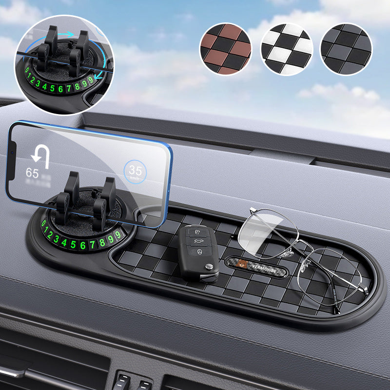 🔥Heißer Verkauf-60% Off🔥Auto Dashboard Anti-Rutsch-Matte mit Telefonhalterung✨
