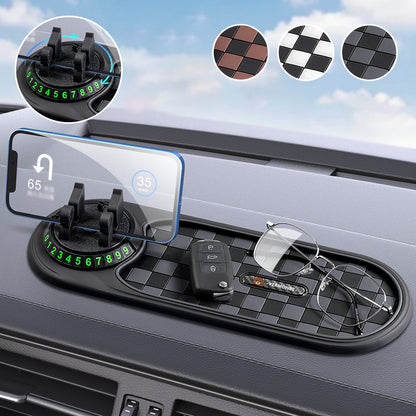 🔥Heißer Verkauf-60% Off🔥Auto Dashboard Anti-Rutsch-Matte mit Telefonhalterung✨