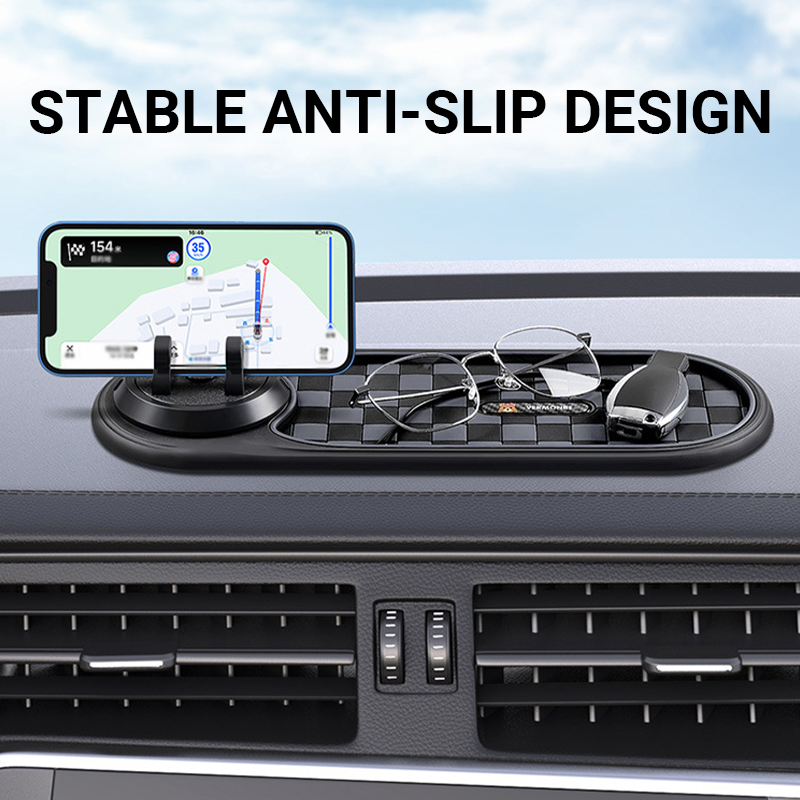 🔥Heißer Verkauf-60% Off🔥Auto Dashboard Anti-Rutsch-Matte mit Telefonhalterung✨