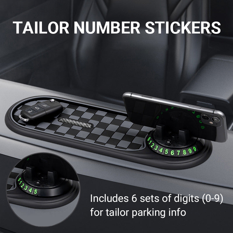 🔥Heißer Verkauf-60% Off🔥Auto Dashboard Anti-Rutsch-Matte mit Telefonhalterung✨