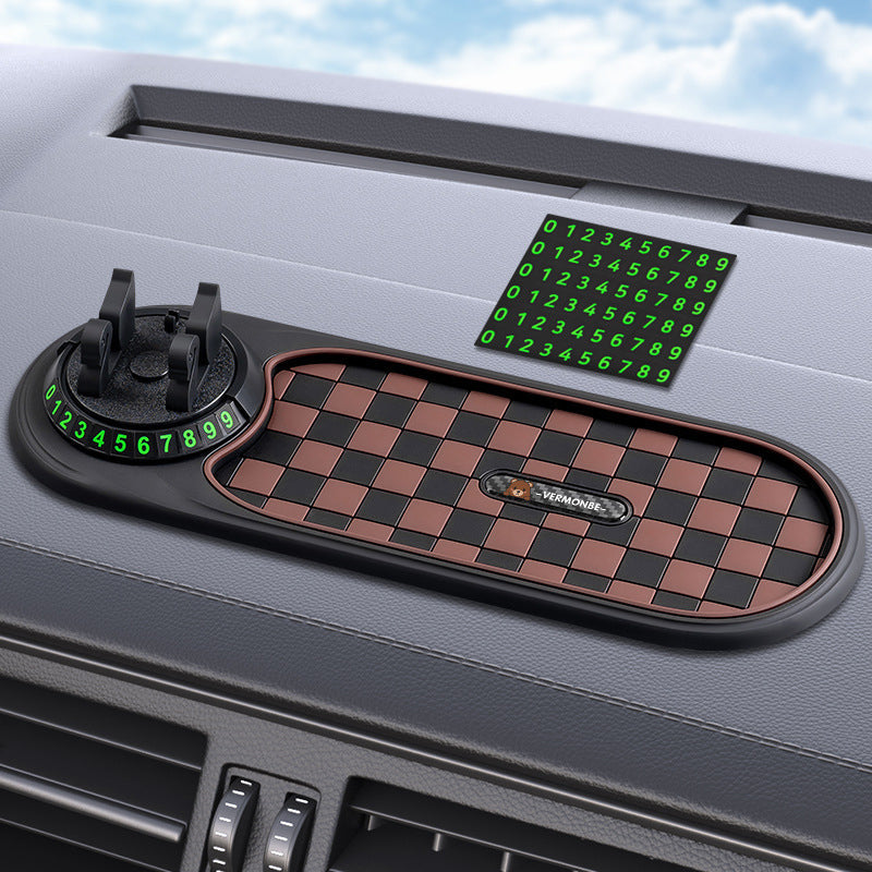 🔥Heißer Verkauf-60% Off🔥Auto Dashboard Anti-Rutsch-Matte mit Telefonhalterung✨