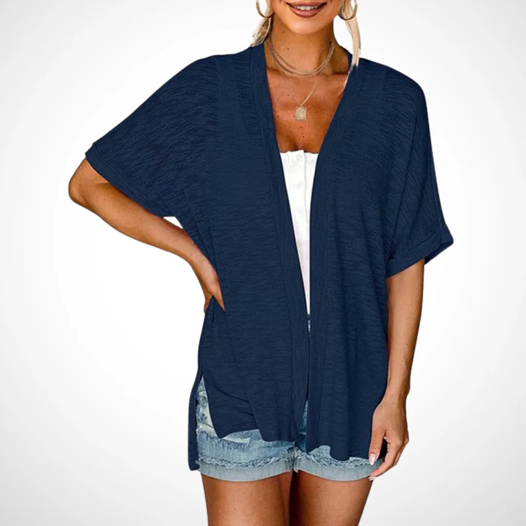 Sommer-Sonderangebot: 50% Rabatt!🏳️‍🌈Neue, stylische, fließende Kurzarm-Strickjacke (Modelljahr 2026)