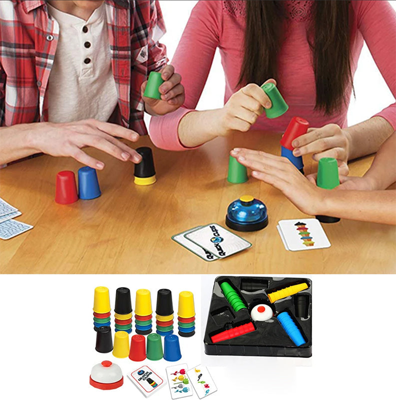 👨‍👩‍👧‍👦 Heißer Verkauf ✨ Schnelles Stapeln Cup Puzzle Spiel Set