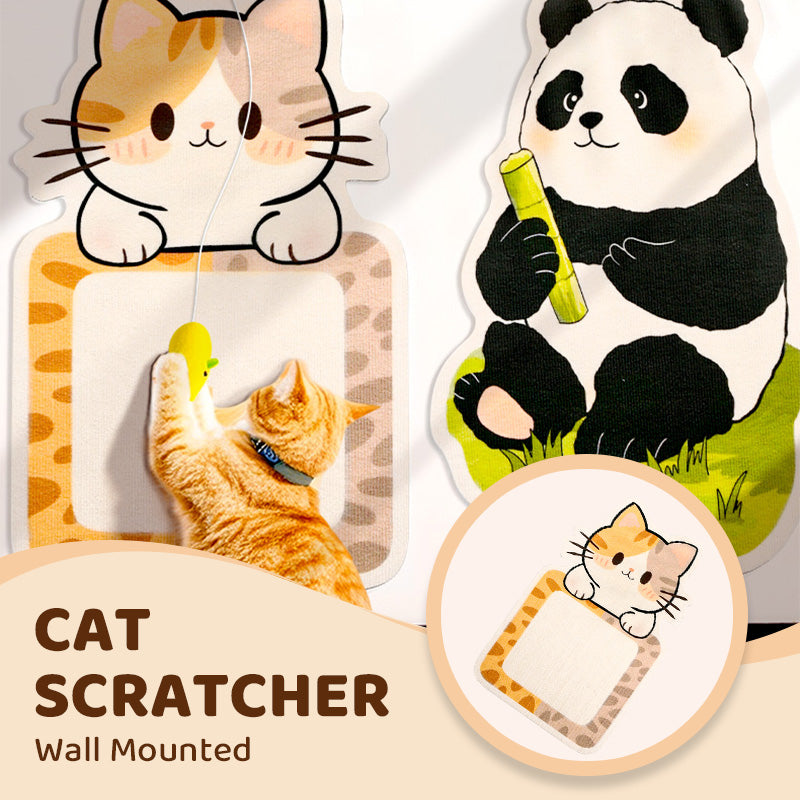 🐱Heißer Verkauf 50% Rabatt🔥Wandmontiertes Katzenkratzbrett ohne Installation