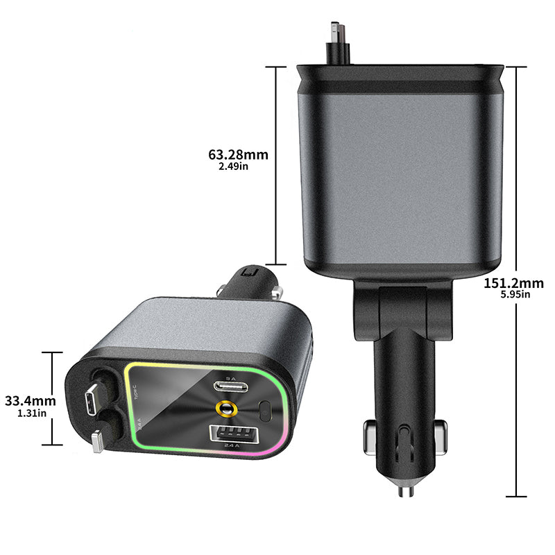 ⚡50% zeitlich begrenzter Rabatt🔋🌟Abnehmbares Autoladegerät mit Sternenprojektor