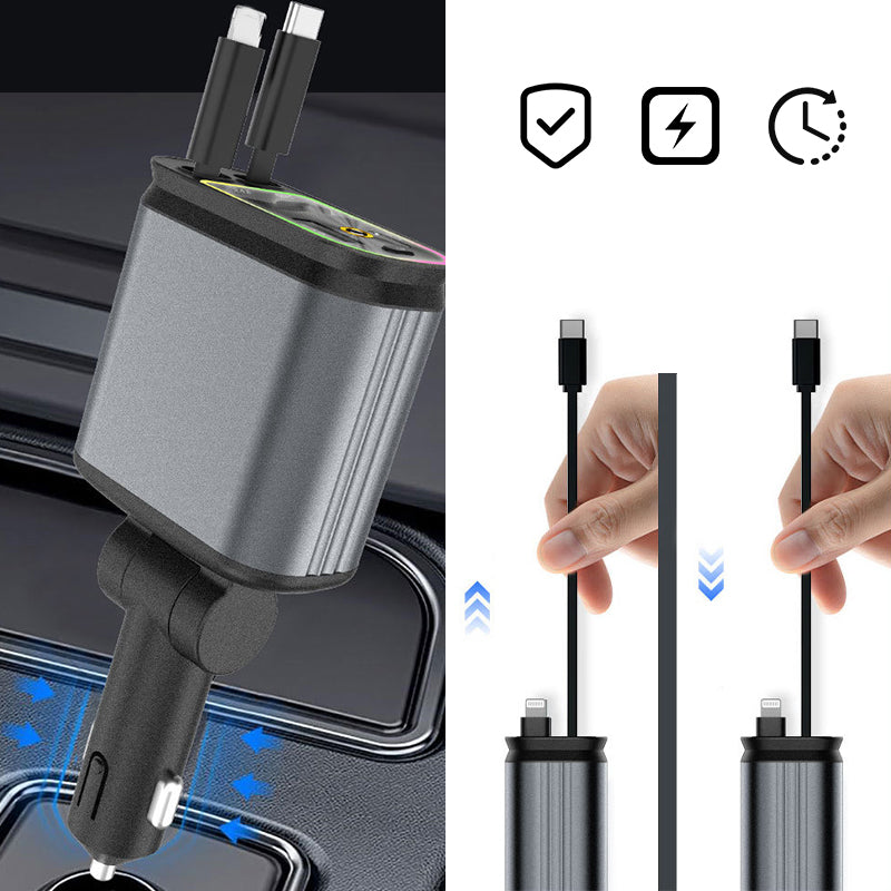⚡50% zeitlich begrenzter Rabatt🔋🌟Abnehmbares Autoladegerät mit Sternenprojektor
