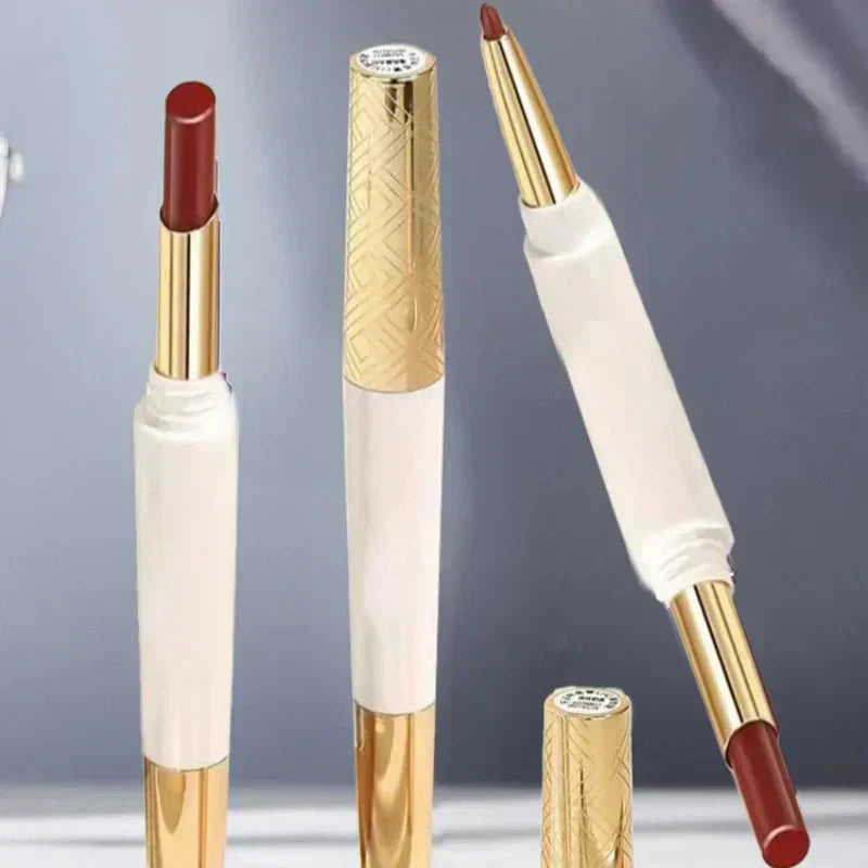 🎁 KAUFEN SIE 1, ERHALTEN SIE 1 GRATIS! ✨💎💃 Wasserfester 2-in-1-Lippenstift und Lipliner 💄💋