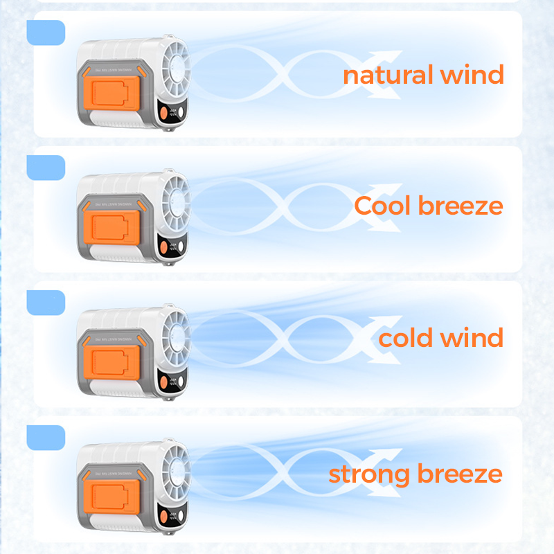 Multifunktionaler, tragbarer Ventilator zur Befestigung am Gürtel