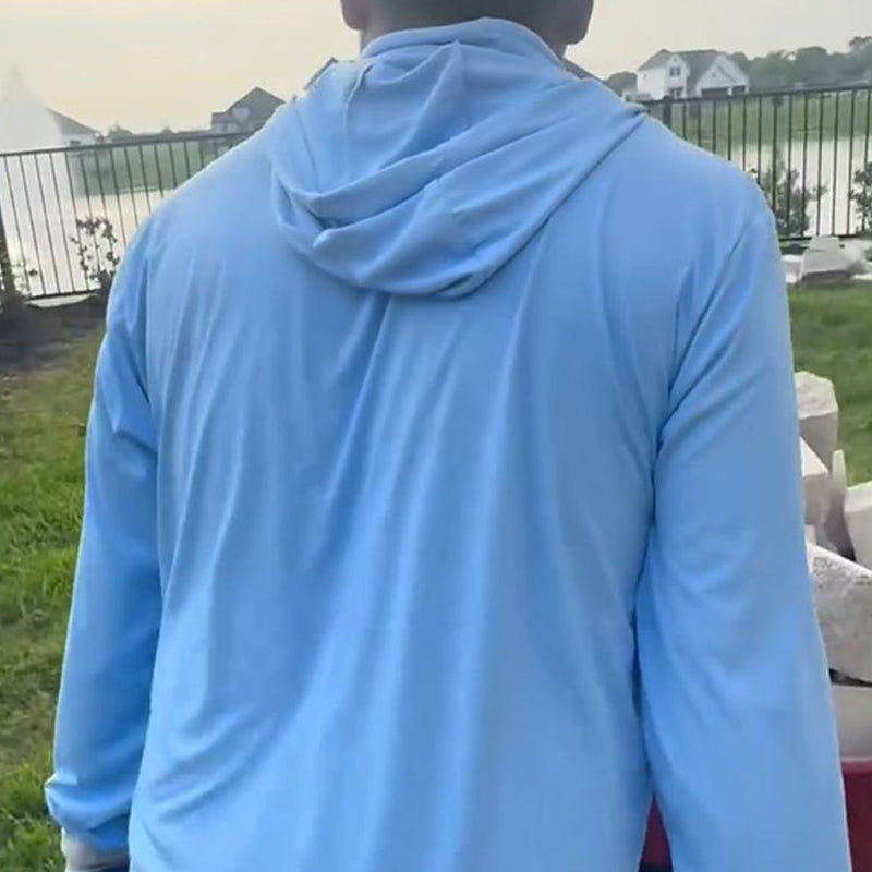 ✨Leichter, schnelltrocknender UV-Schutz-Hoodie für Herren-Von heiß zu kühl