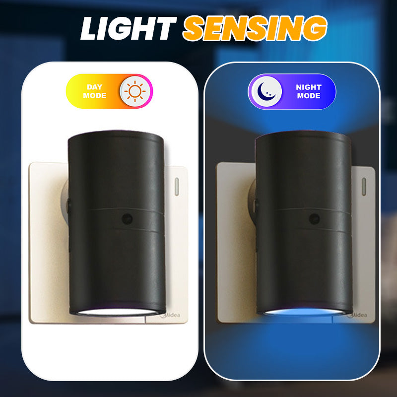 🌈✨ RGB-Farbwechsel-LED-Steckernachtlicht – Automatisches Nachtlicht mit Dämmerungssensor & 16 Farben