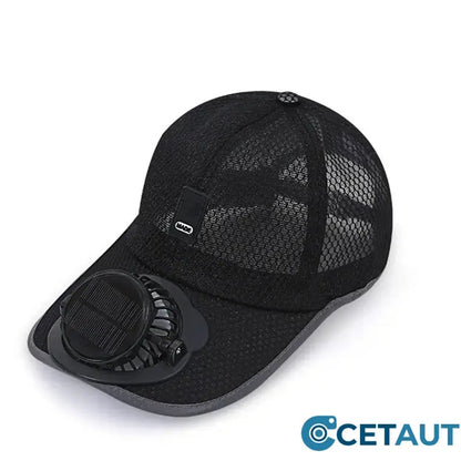 ❄️Sommerfrische 50 % Rabatt!🌀 Baseballkappe mit Solarventilator – 360° drehbar, 16h Laufzeit, UPF50+ – ideal für Garten, Wandern & heiße Tage