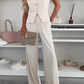 🌸Set aus ärmellosem Oberteil und langer Hose für Damen