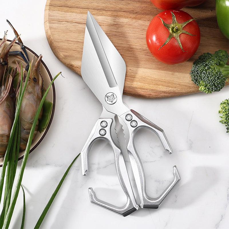 🏆✨Holen Sie sich 10* Aluminium-Taschen im Wert von 10 € kostenlos🔥Multifunktionale Hochleistungs-Küchenschere💪✂️