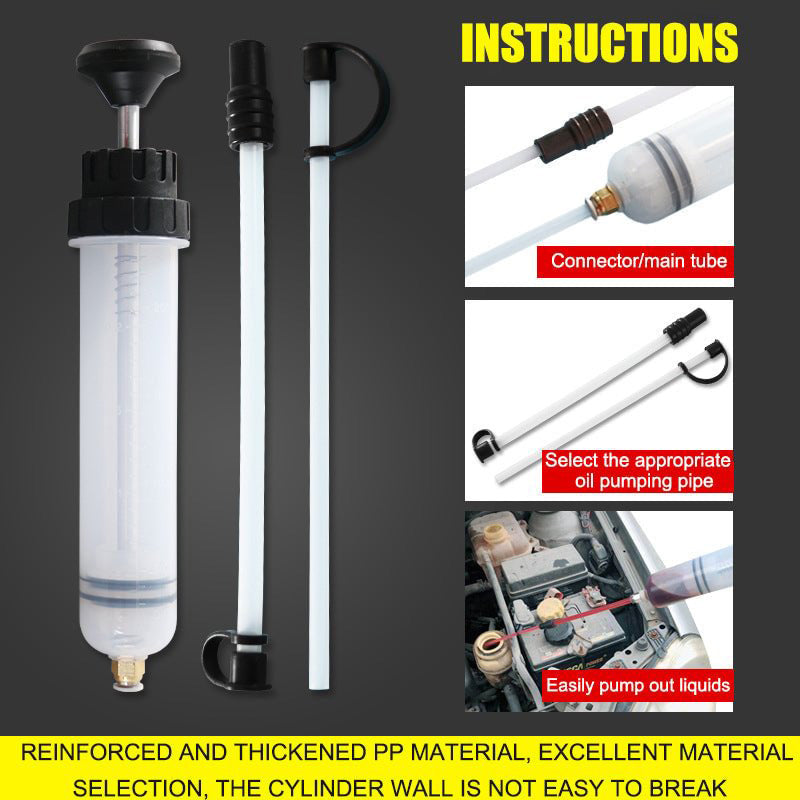 🧴✨ 50% RABATT! Manueller Flüssigkeitsabsauger – Einfache Entnahme von Öl, Bremsflüssigkeit & Kühlmittel ohne Verschütten ⚡