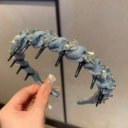 💎 Kaufe 1, erhalte 1 gratis! ✨ Strass-Haarband mit Zähnen – 2025 neues Design 💇‍♀️