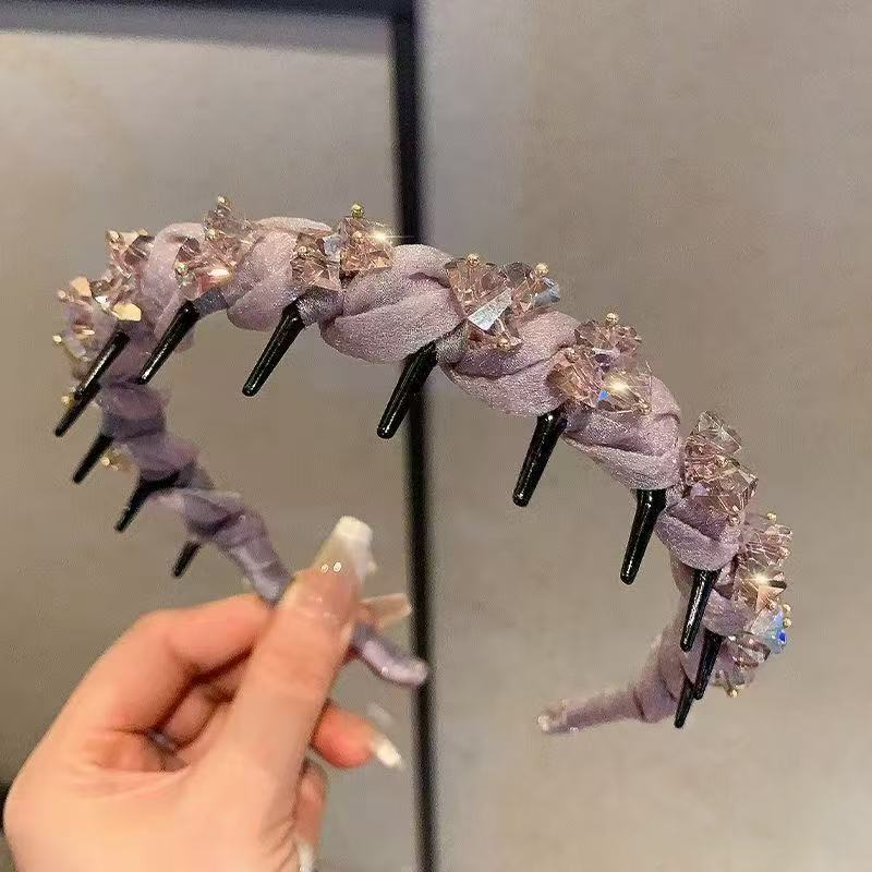 💎 Kaufe 1, erhalte 1 gratis! ✨ Strass-Haarband mit Zähnen – 2025 neues Design 💇‍♀️