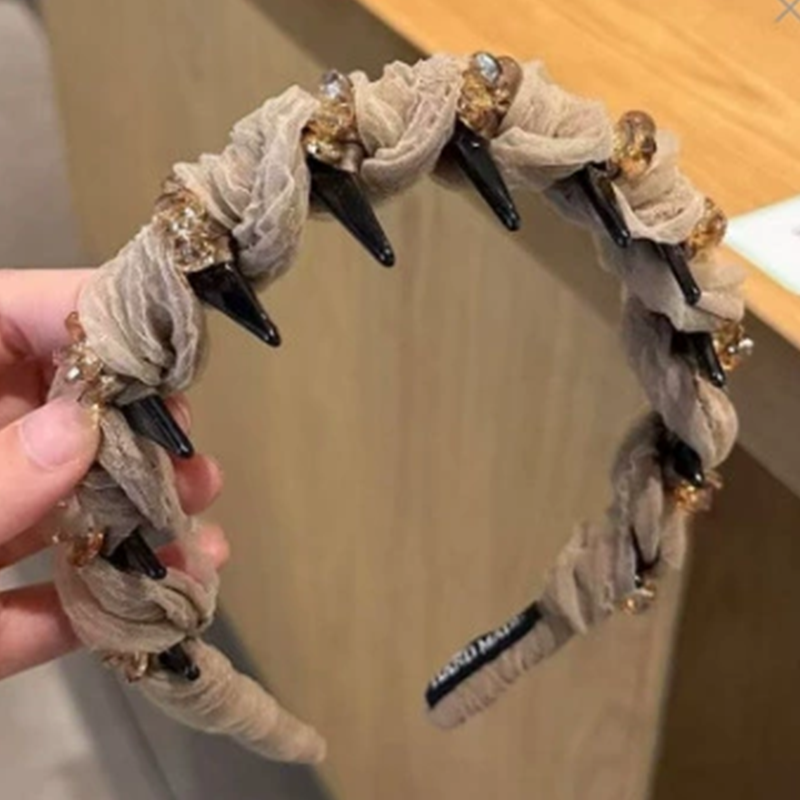 💎 Kaufe 1, erhalte 1 gratis! ✨ Strass-Haarband mit Zähnen – 2025 neues Design 💇‍♀️