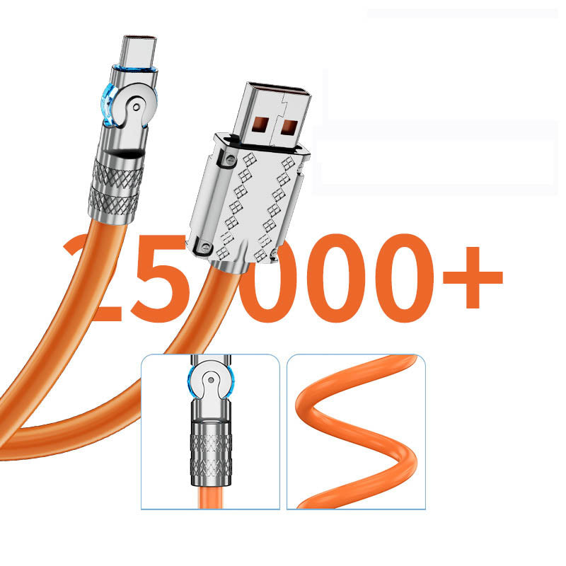 🎉Neujahrs-Hot-Sale mit 50 % Rabatt🎁180° Anti-Break Schnelllade-Datenkabel (120W)