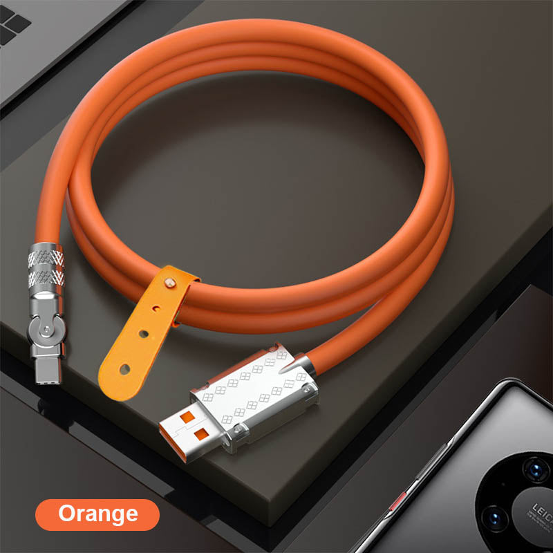 🎉Neujahrs-Hot-Sale mit 50 % Rabatt🎁180° Anti-Break Schnelllade-Datenkabel (120W)