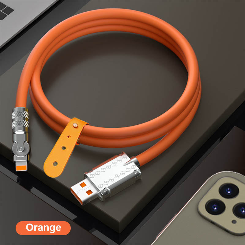 🎉Neujahrs-Hot-Sale mit 50 % Rabatt🎁180° Anti-Break Schnelllade-Datenkabel (120W)