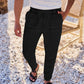 👖✨ 50% RABATT! Herren lockere Freizeithose mit Kordelzug – Verstellbarer Bund, praktische Schrägtaschen, lässiger Stil – Perfekt für Alltag & Freizeit 🌿