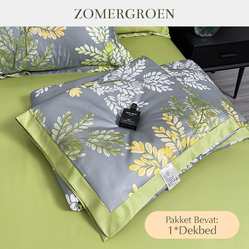 🌸【Exklusives Sommerangebot-50 % Rabatt】 Kühlendes & atmungsaktives Bettwäsche-Set mit Blumenmuster (4-teilig)