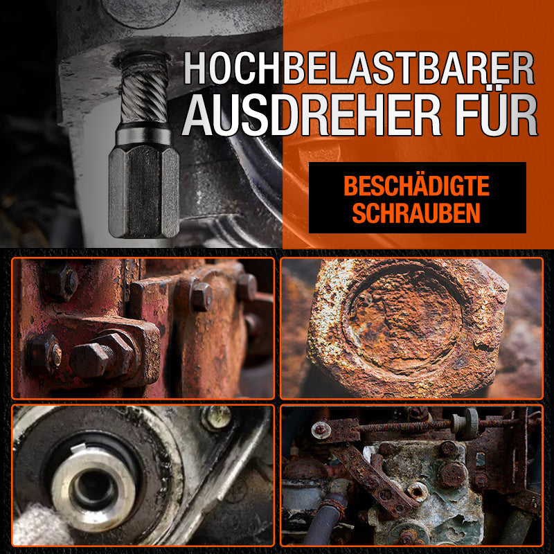 26 Stück Schrauben- und Bolzenausdreher Set