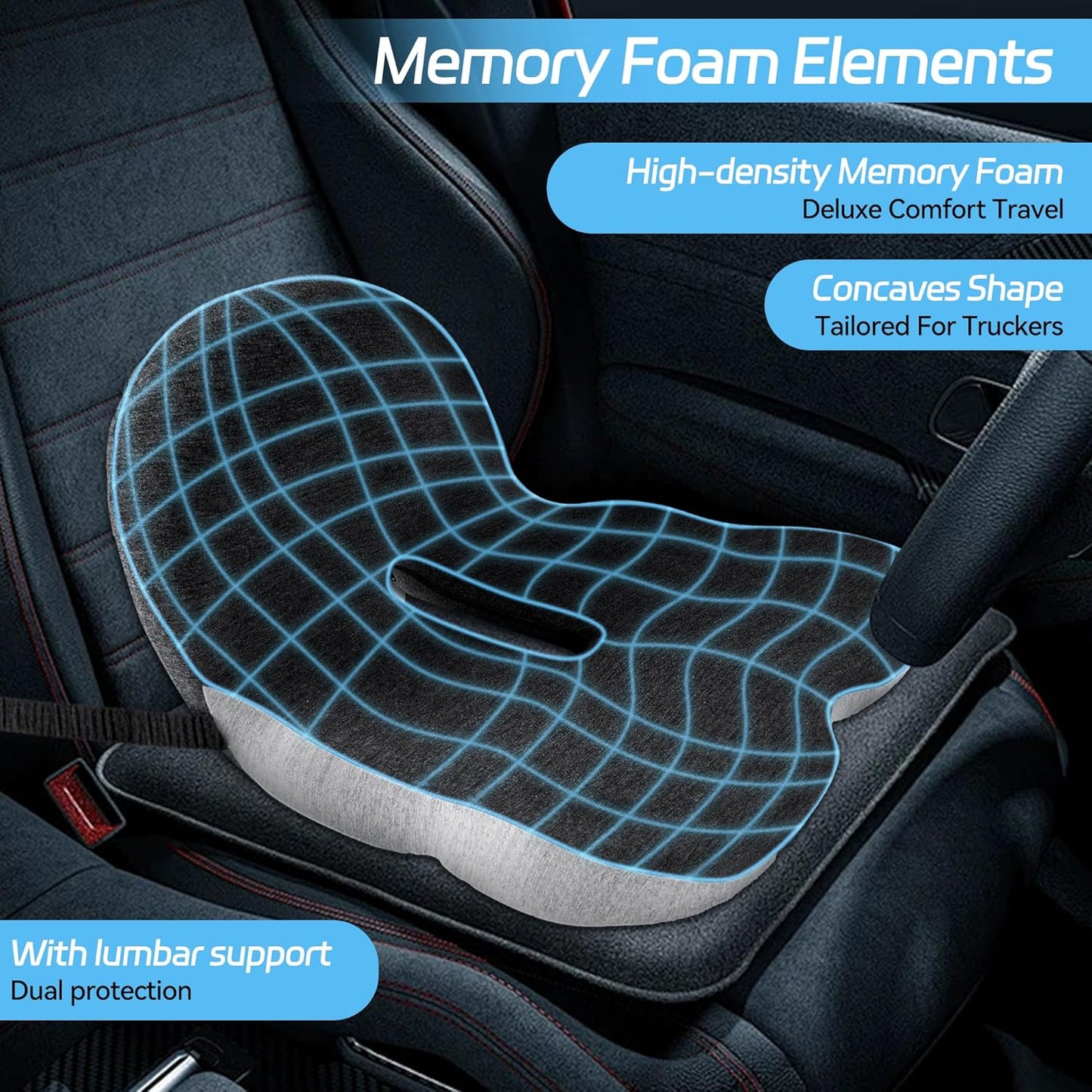 📢🎁Limited Sale 60% OFF🎁💺Rutschfester Sitz aus Memory-Schaumstoff
