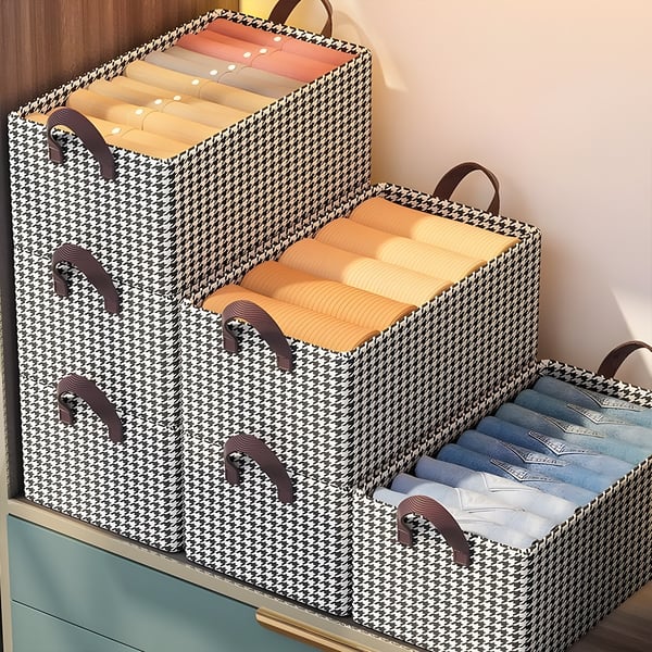 ⏳Begrenzte Zeit 50% Rabatt💥📦 KAUFEN 1 ERHALTEN 2! ✨ Faltbare Kleideraufbewahrungsbox - Atmungsaktives Design mit Sichtfenster für Ordentliche Kleiderordnung 👕👖