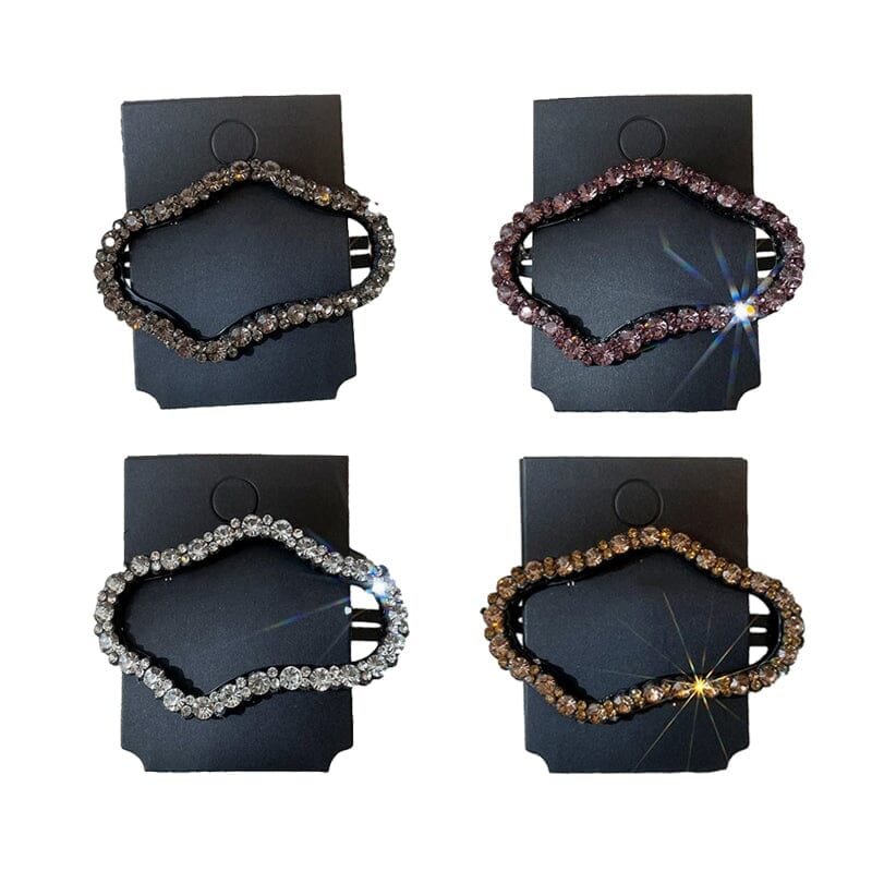 🎁✨Haarspangen mit Bling-Strasssteinen und Schnappverschluss (50 % RABATT)🌸