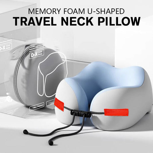 ✈️💤Memory Foam U-förmiges Reise-Nackenkissen