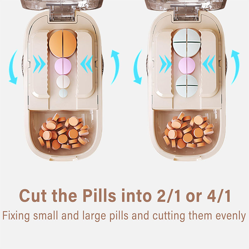 🚀💊50% zeitlich begrenzter Rabatt!! 💥 Tragbare Pille Box mit Cutter
