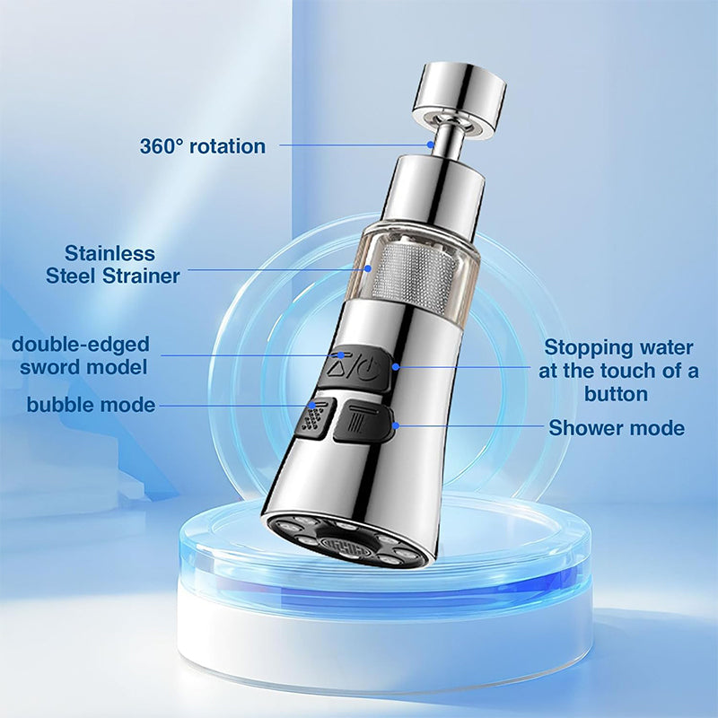 🏆خصم 50% 🚿 رأس صنبور للمطبخ يدور 360 درجة 💧