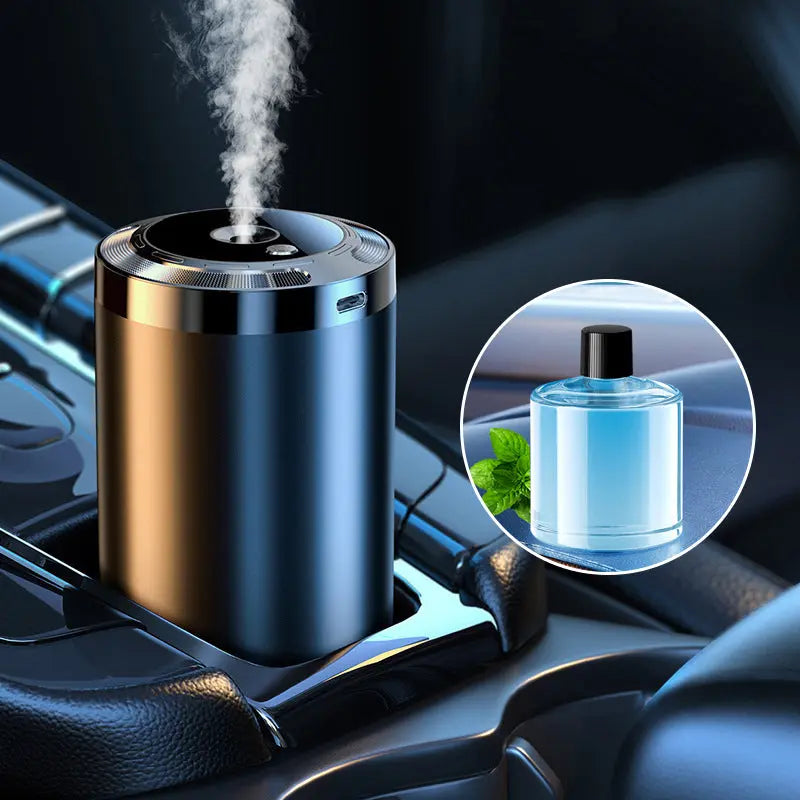🚘 Auto-Diffusor mit Automatikstart & LED-Beleuchtung – 5x stärkerer Duft, 100% natürliche Öle, passt in jedes Fahrzeug!