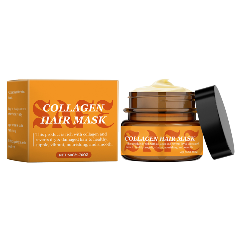 ⏳🌸3 kaufen 2 gratis (5 Stück)⏰💖Kollagen-Haarmaske für trockenes und strapaziertes Haar
