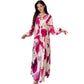 👗🌸 Maxi-Blumenkleid für Damen mit V-Ausschnitt – Fließender Stoff, Romantisches Design & Perfekt für Den Sommer ☀️