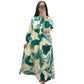 👗🌸 Maxi-Blumenkleid für Damen mit V-Ausschnitt – Fließender Stoff, Romantisches Design & Perfekt für Den Sommer ☀️