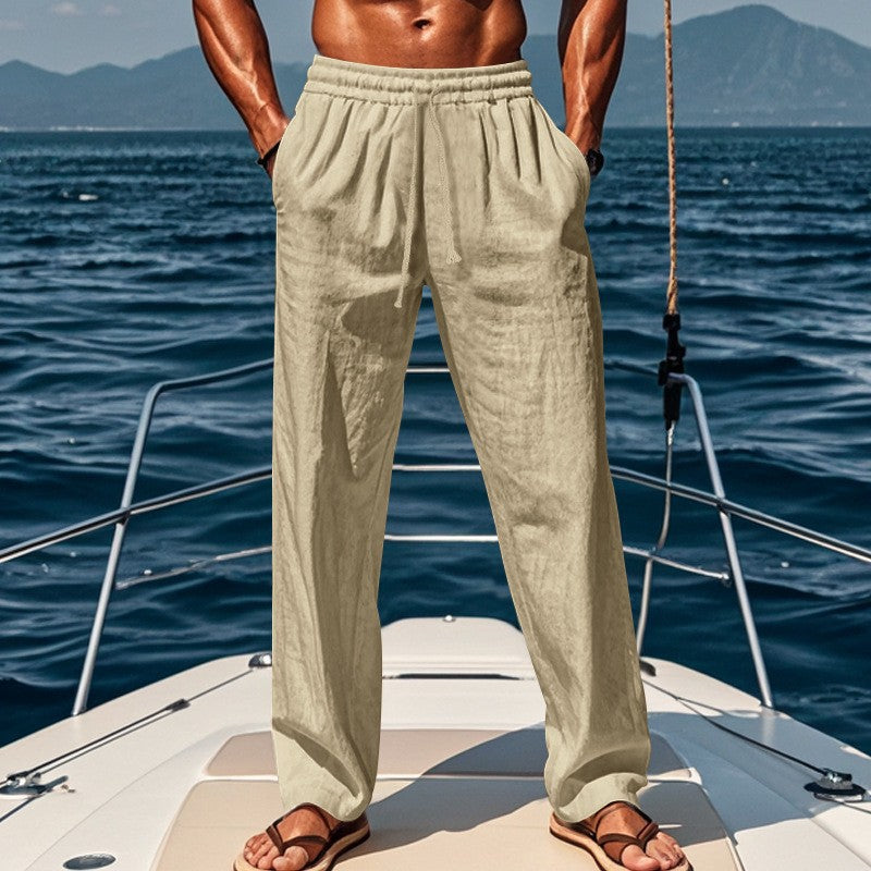 👖✨ 50% RABATT! Moderne, lockere Leinenhosen für Herren – Atmungsaktives Leinen, lockere Passform & kühles Tragegefühl 🌿