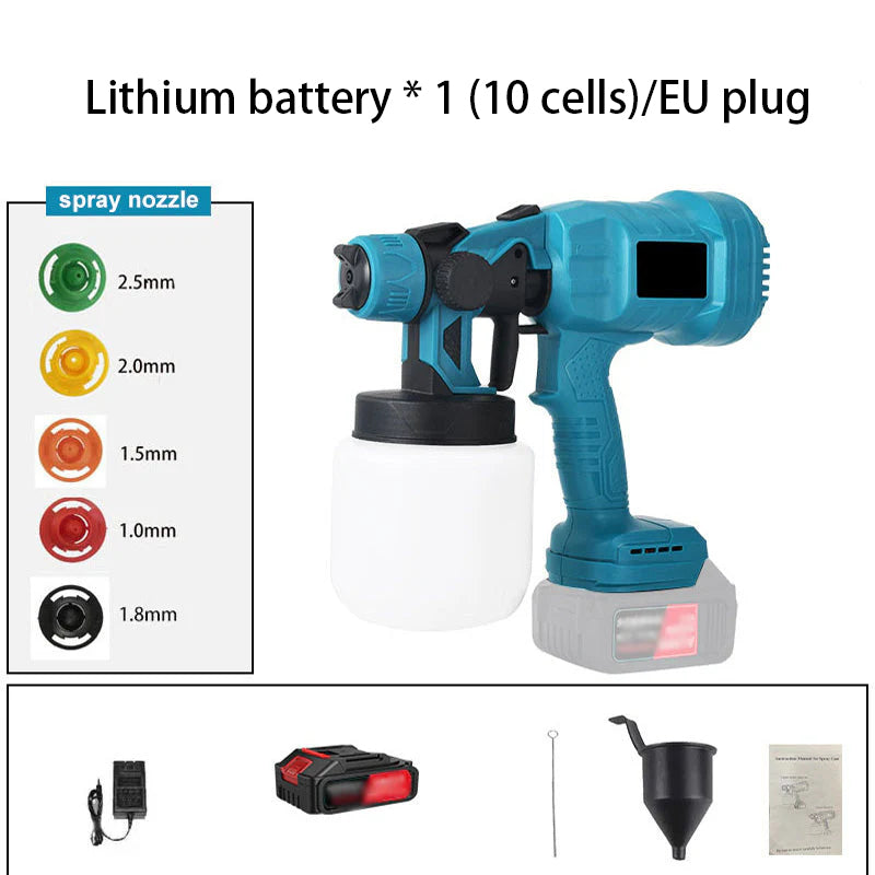 🔥🔥 60 % Rabatt + Gratisversand! 💥 🎨 Kabelloses elektrisches Farbspritzgerät – Schnell, sauber und effizient