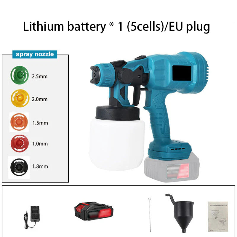 🔥🔥 60 % Rabatt + Gratisversand! 💥 🎨 Kabelloses elektrisches Farbspritzgerät – Schnell, sauber und effizient