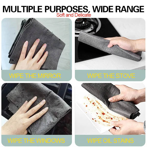 💰 Plus vous achetez, plus vous économisez ! 🚀 ✨ Chiffons Magiques Épais pour un Nettoyage Efficace et Écologique – Pack de 5 Pièces 🧽🌿