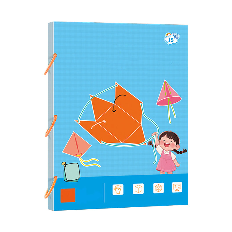 🔥Letzter Tag 50% REDUKTION👶📐Ziehschnur 3D-Geometrie Lernbuch