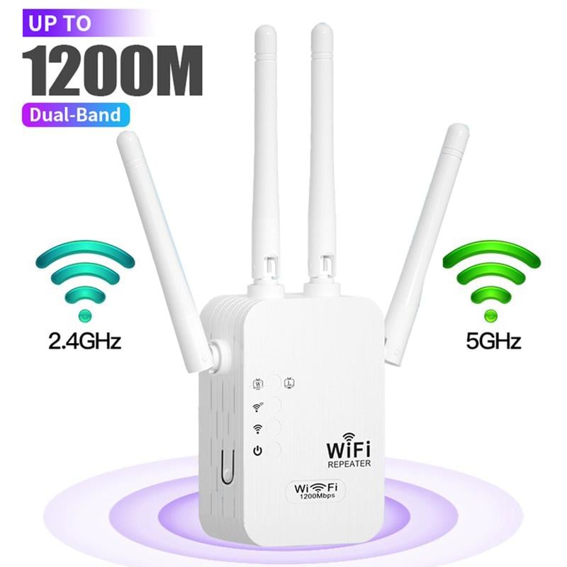 🎁Letzter Tag: 49 % Rabatt! 🔥 2025 WLAN-Verstärker – 1200 Mbit/s, Dualband (5 GHz / 2,4 GHz) 📶 Maximale Signalverstärkung – stabile Verbindung im ganzen Haus!
