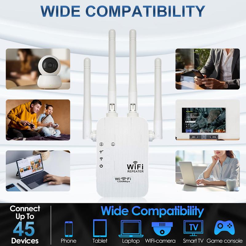 🎁Letzter Tag: 49 % Rabatt! 🔥 2025 WLAN-Verstärker – 1200 Mbit/s, Dualband (5 GHz / 2,4 GHz) 📶 Maximale Signalverstärkung – stabile Verbindung im ganzen Haus!
