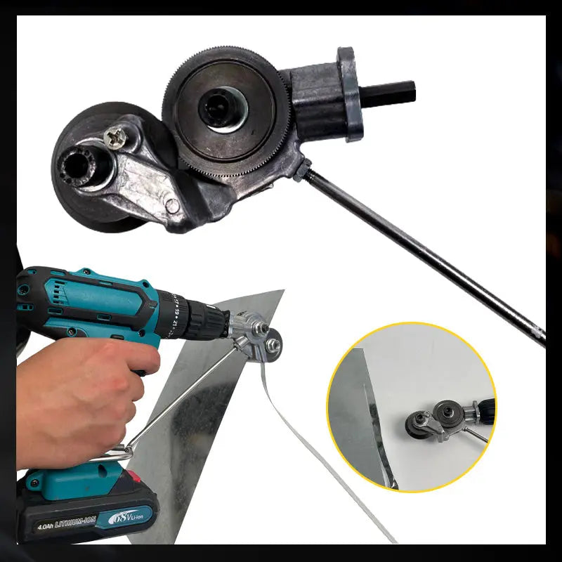 🔧🔥 50% RABATT! Bohrmaschinen-Blechschneider – Für Metall, Blech & präzise Zuschnitte – Saubere Schnitte ohne Verzug ✨